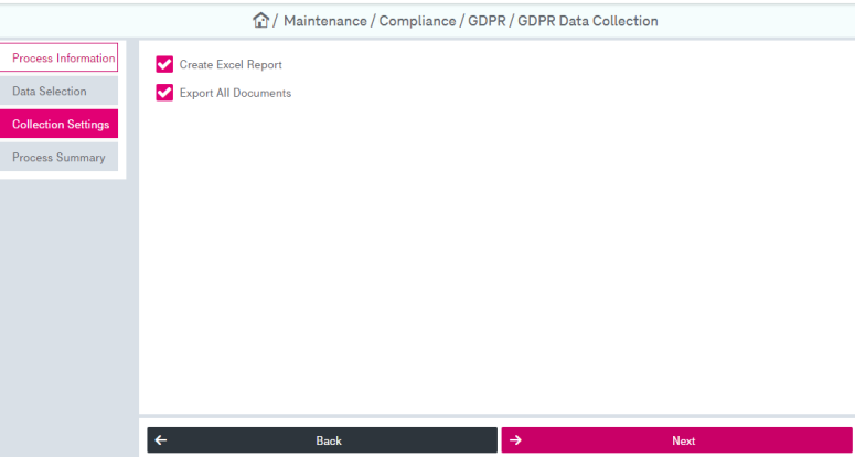 GDPR data collection