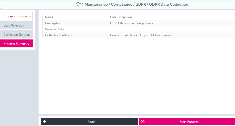 GDPR data collection