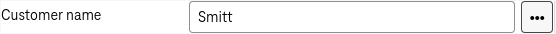 Example of a single search field.