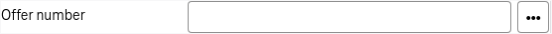 Example of a single search field