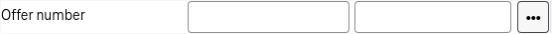 Example two expanded search fields to enable a range search